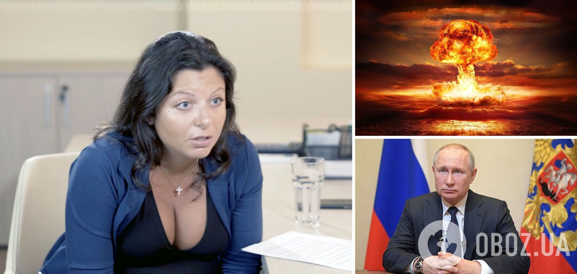 Симоньян заявила, що Путін швидше розв'яже ядерну війну, ніж визнає поразку в Україні