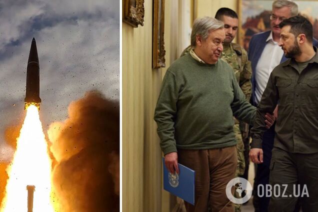 Гутерреш шокований ударом РФ по Києву, доки він був там