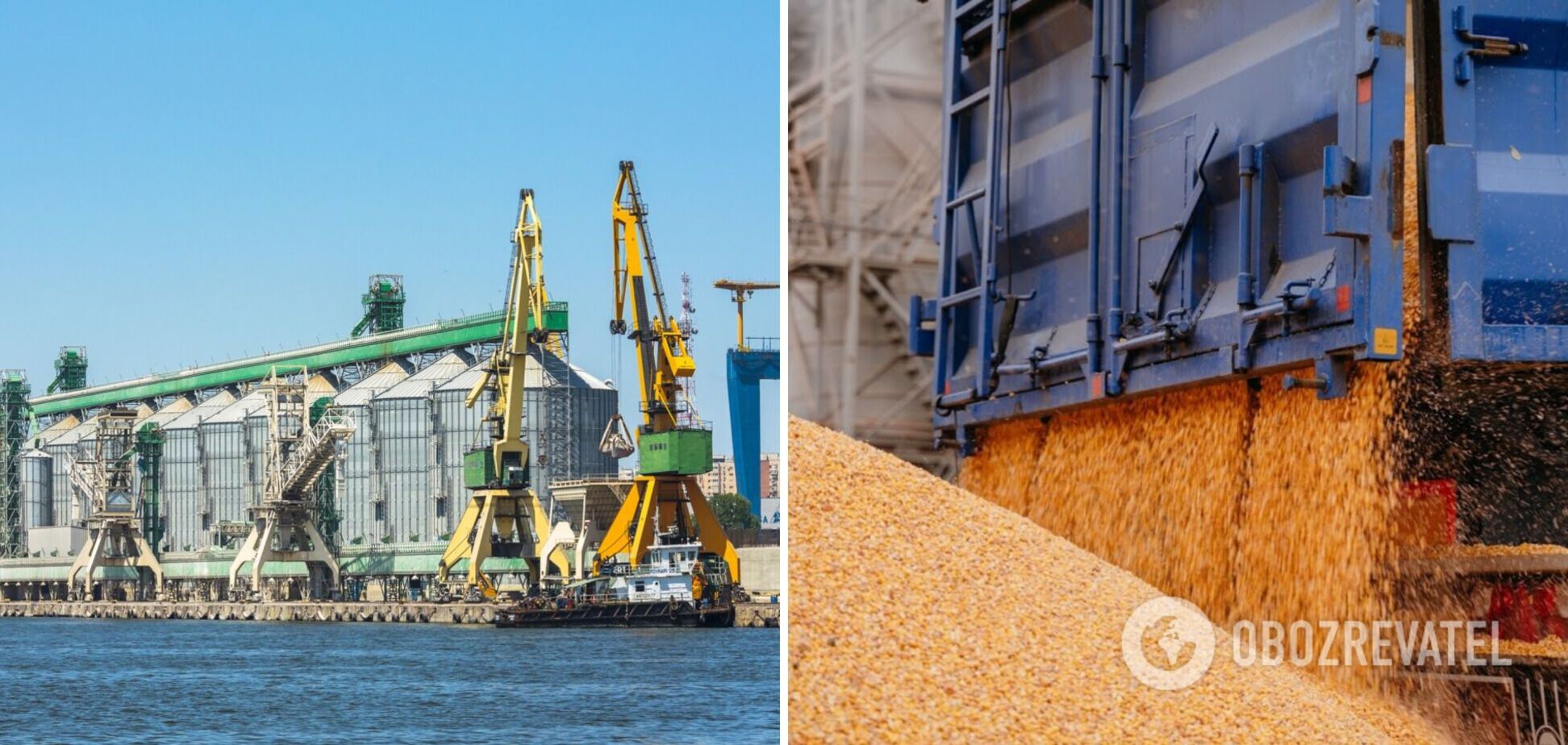 У портах України 'застрягли' мільйони тонн зерна