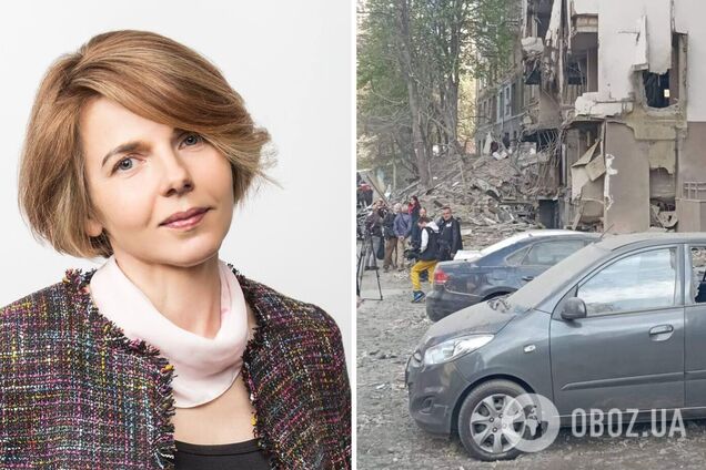 Журналістка жила в обстріляному окупантами будинку