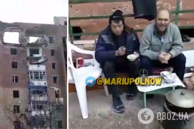 Как выживают люди в разбомбленном оккупантами Мариуполе: в сети появилось видео