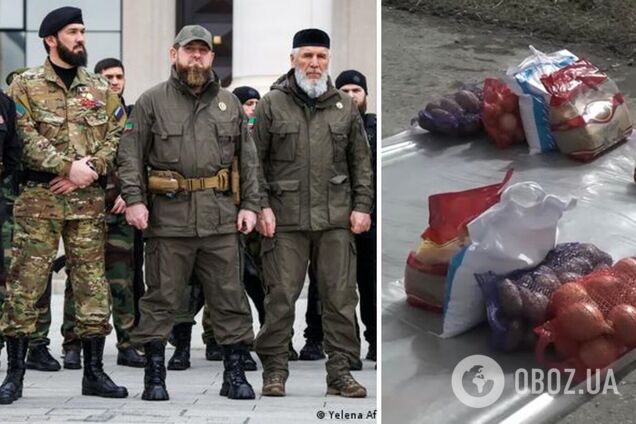 В Чечне семьям погибших кадыровцев пообещали дать мешок картофеля, лука и литр растительного масла. Фото