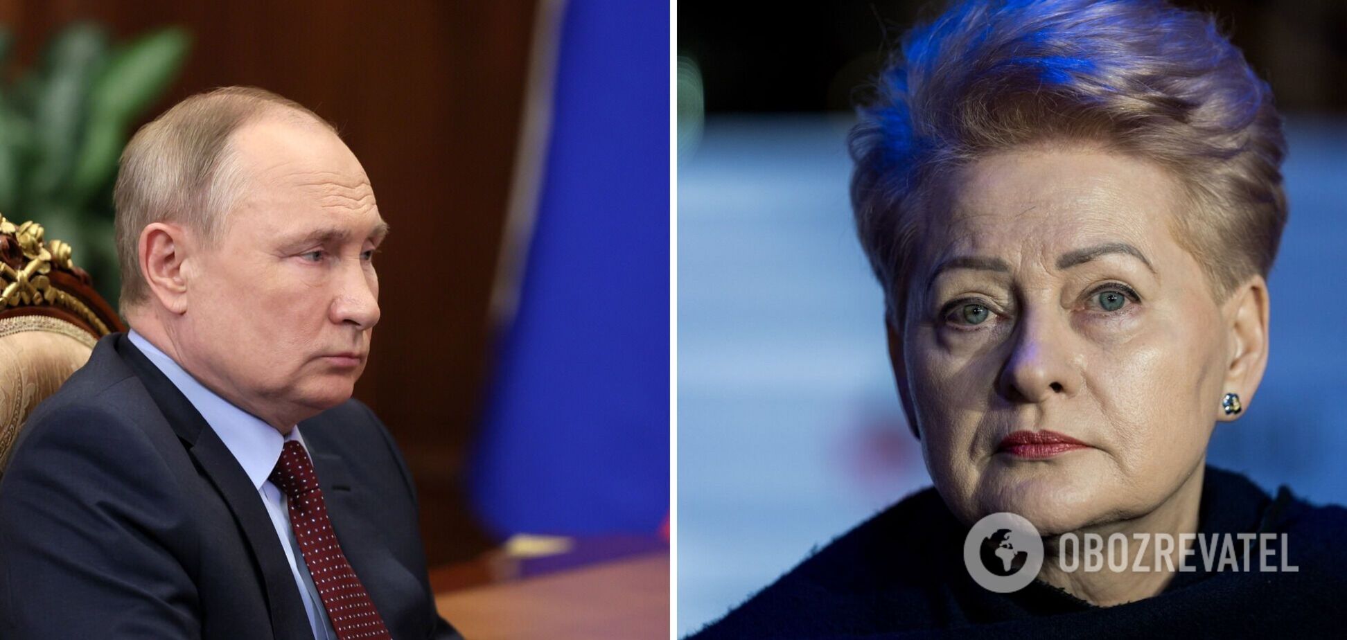 Грибаускайте рассказала, на чем держится режим Путина и почему агрессора нужно остановить