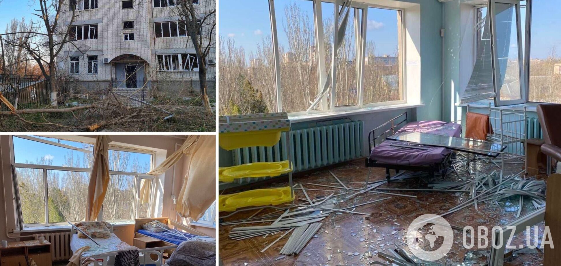 В Николаеве под вражеский обстрел попала больница: ударная волна вынесла окна. Видео