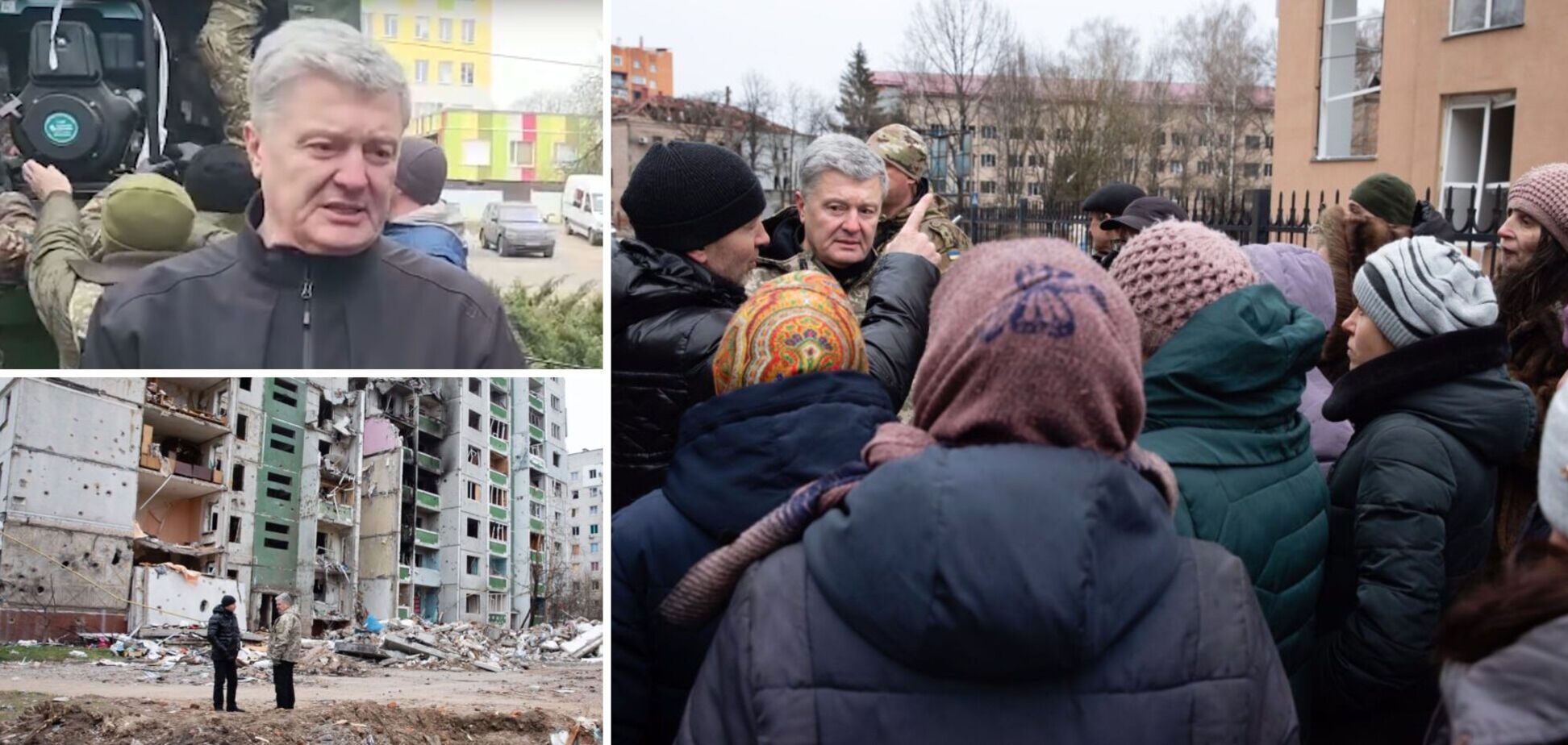 Порошенко привез в Черниговскую больницу генераторы, медикаменты и продукты