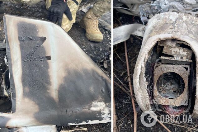 В Донецкой области сбили российский беспилотник-разведчик. Фото