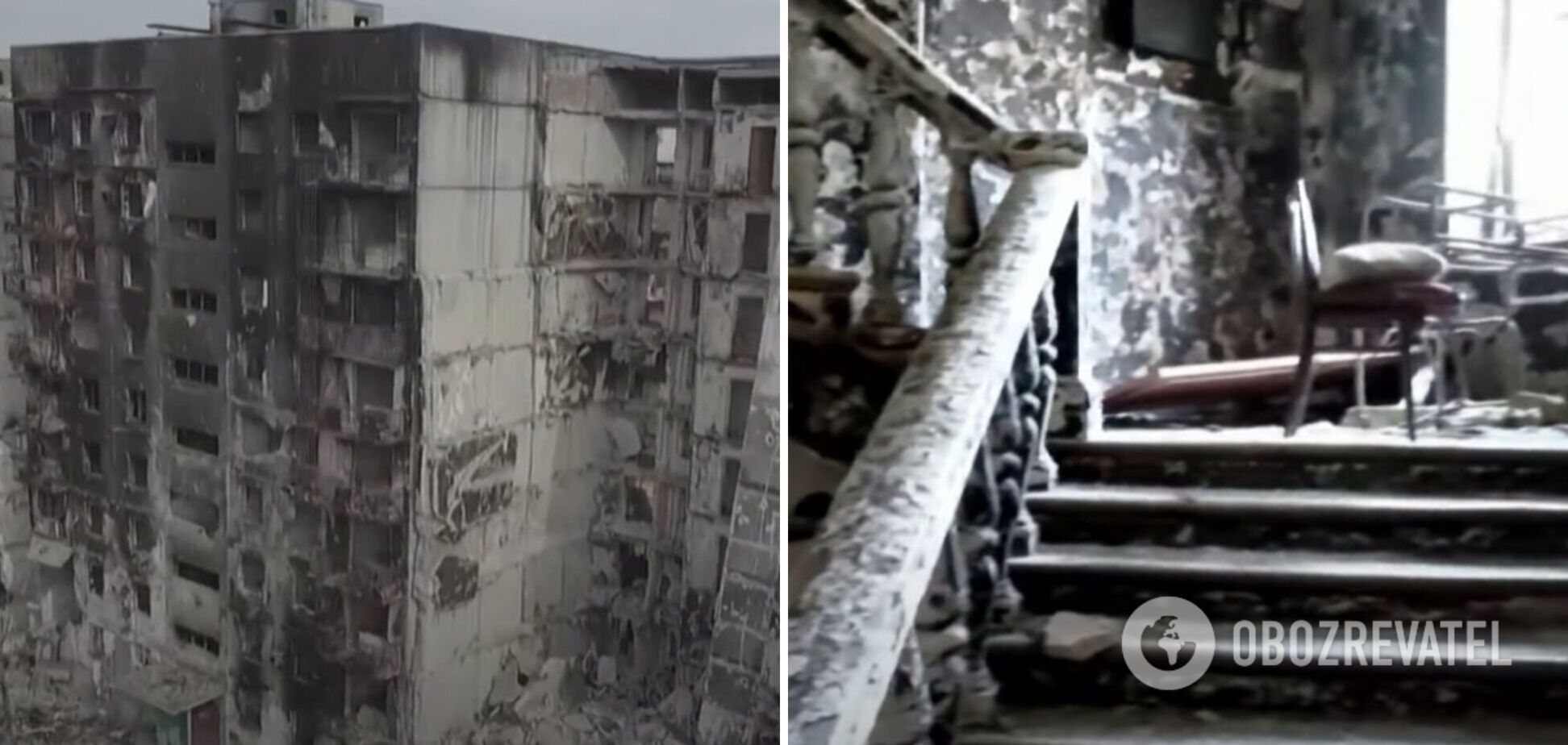 Наслідки бомбардувань та обстрілів Маріуполя показали на відео