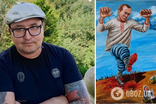'Бандера дійде до тебе': російський художник показав мародерство військових РФ в Україні влучною картиною
