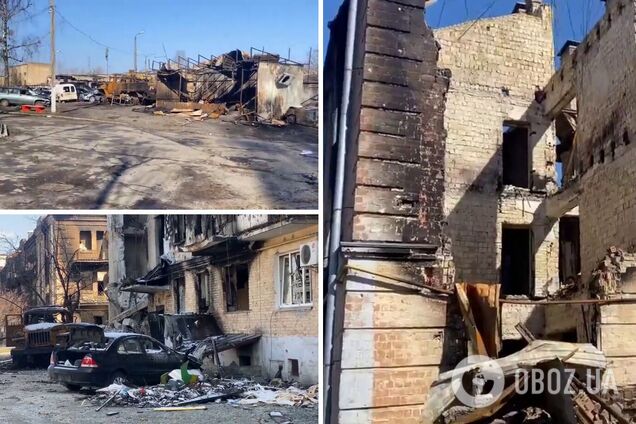 Гостомель после бегства оккупантов