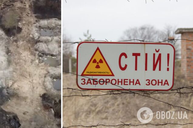 Окопы российских солдат, вырытые в Чернобыльской зоне, показали на видео с высоты