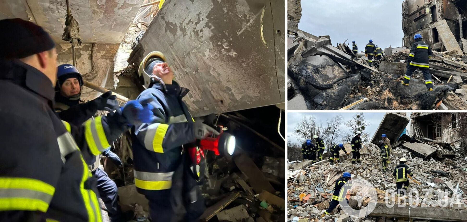 Рятувальники продовжують шукати тіла загиблих