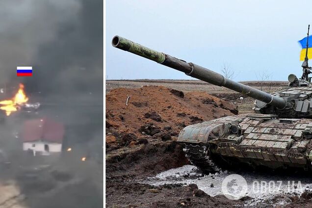 Один український танк вступив у бій із ворожою колоною. Бутусов показав відео з героями