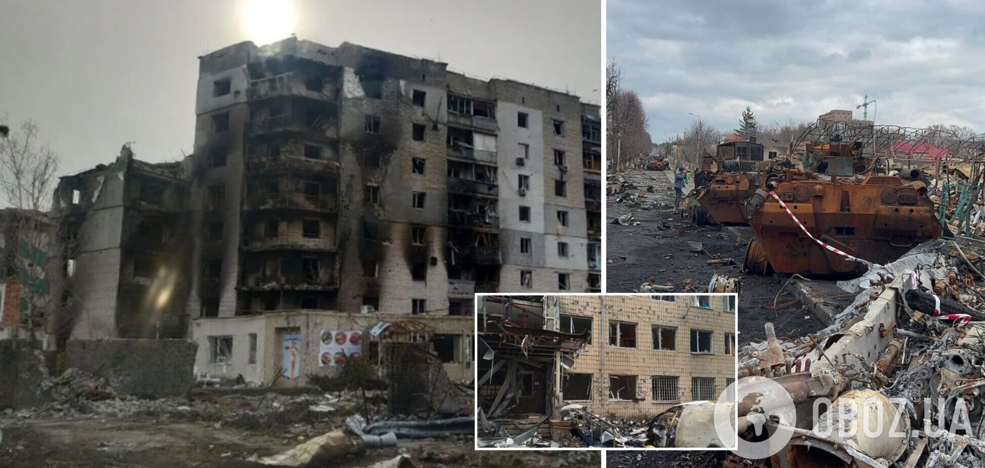 У Бородянку та Ірпінь прийшов 'русскій мір': ексклюзивні фото та відео зі звільнених міст