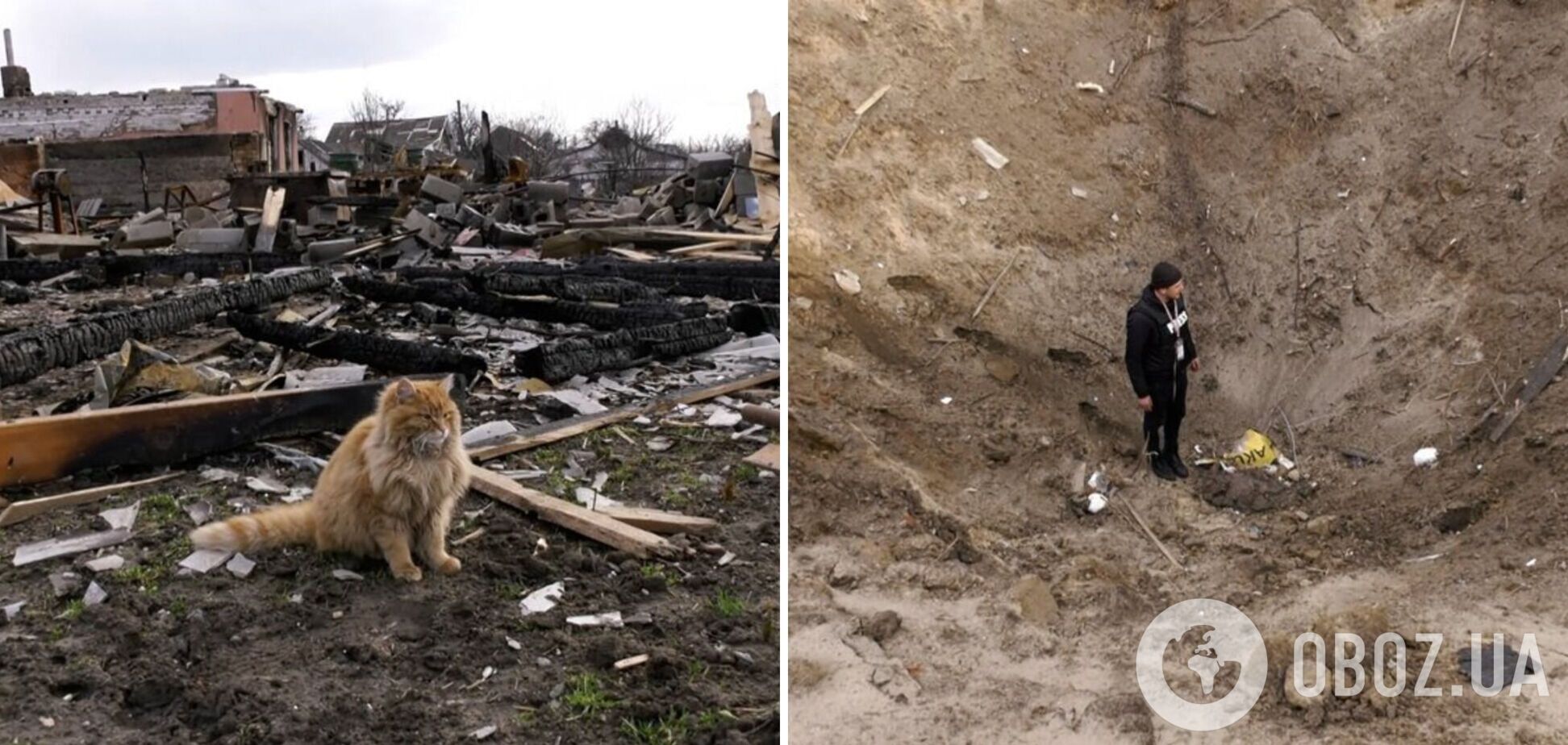 Воронки в человеческий рост и ни одного уцелевшего дома: появились фото из освобожденной ВСУ Новоселовки под Черниговом