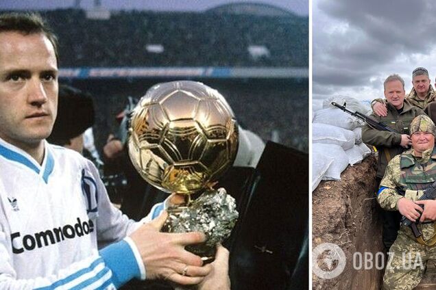 Обладатель 'Золотого мяча' взял в руки автомат и пошел защищать Украину. Фотофакт