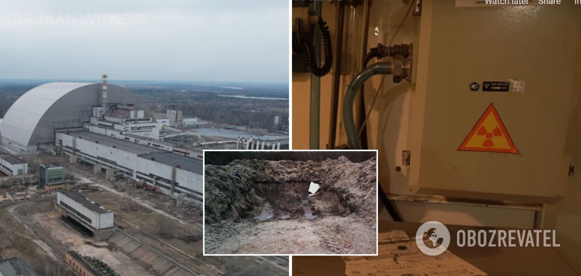 Чорнобиль після окупантів: безлад на ЧАЕС та окопи в Рудому лісі показали на відео
