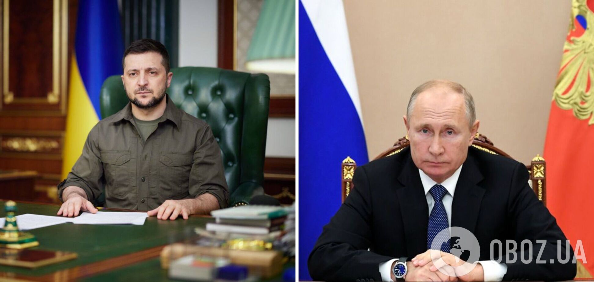 У Росії назвали два питання, обговорення яких вважають 'неприйнятним' на зустрічі Путіна та Зеленського