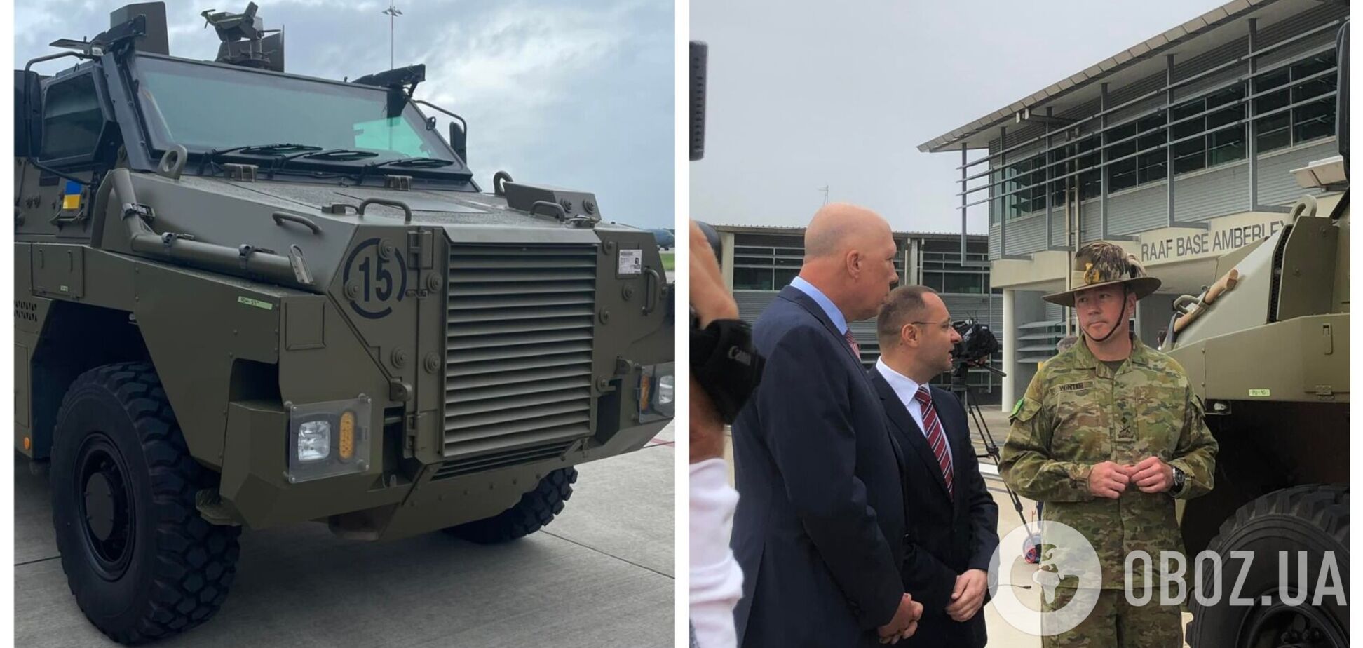 Австралія відправила в Україну перші бронетранспортери Bushmaster. Фото