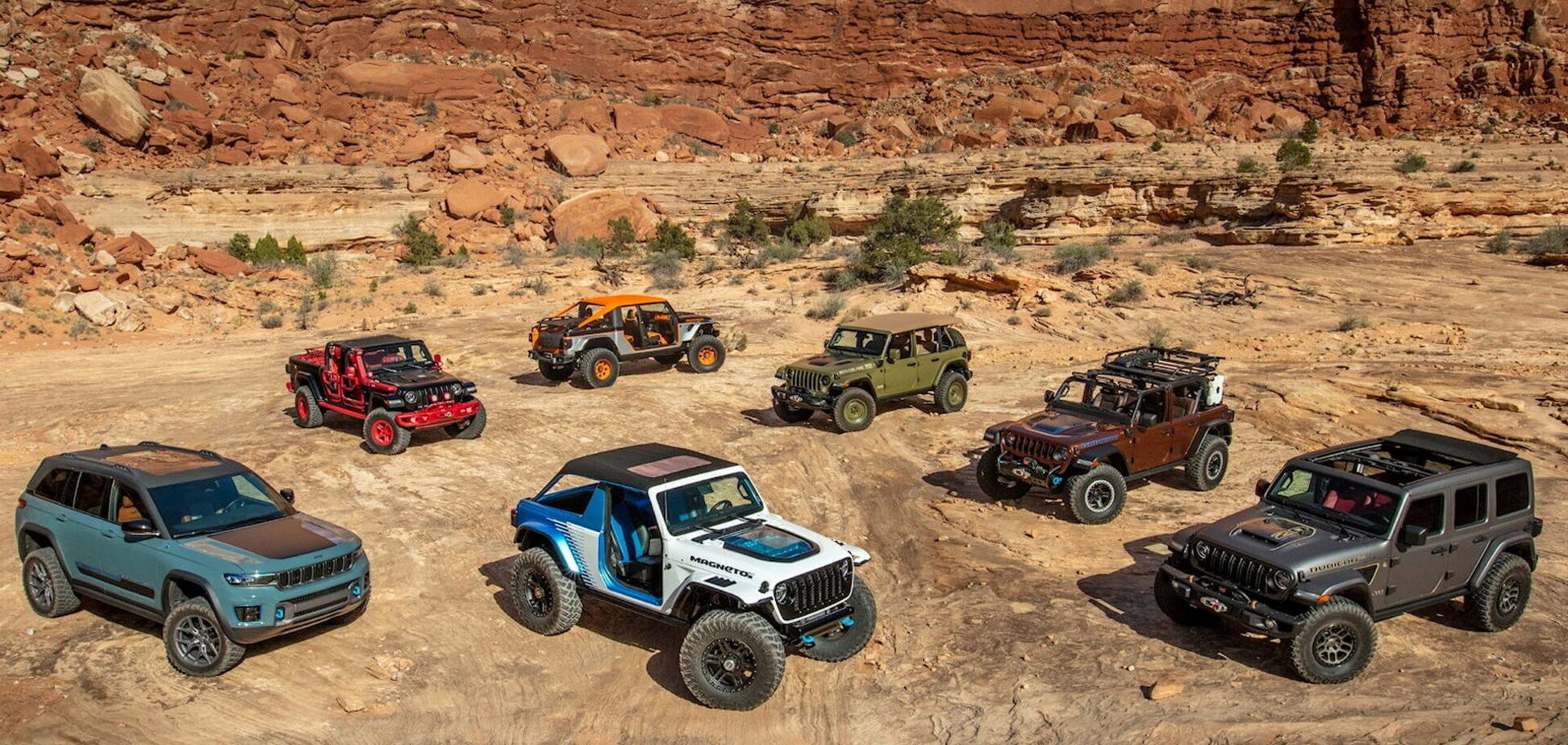 Jeep презентовал сразу 7 концептуальных моделей