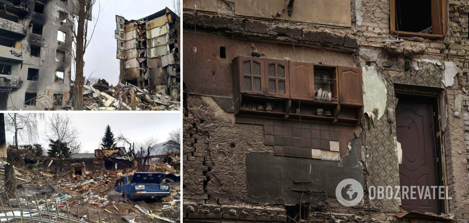 'Мы должны выстоять!' Появилось знаковое фото из разбомбленной оккупантами Бородянки