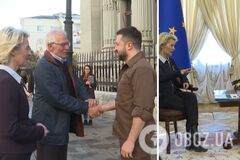 Зеленський провів зустріч із фон дер Ляєн та Боррелем у Києві: результати переговорів