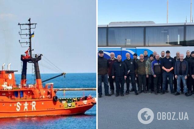 Україна повернула рятувальне судно 'Сапфір': весь екіпаж звільнено з полону РФ