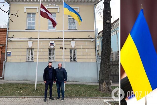 Посольство Латвії відновило роботу у Києві. Фото
