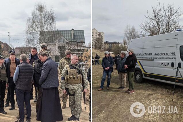 В Буче начали эксгумацию тел погибших жителей города