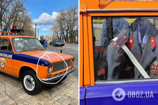 Оккупанты украли фары и форму из музейного авто