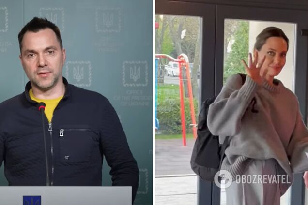 Арестович оцінив значення візиту Джолі до України