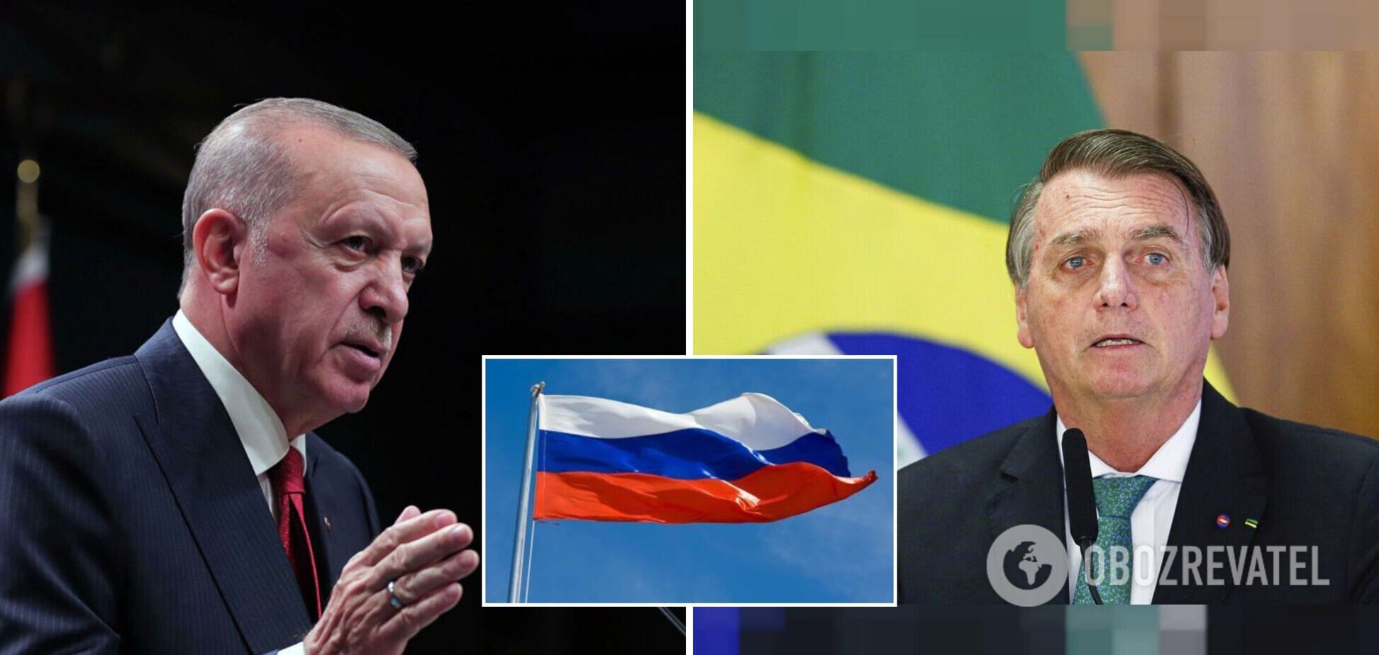 Ердоган та Болсонару готові вирушити до Росії задля встановлення миру в Україні