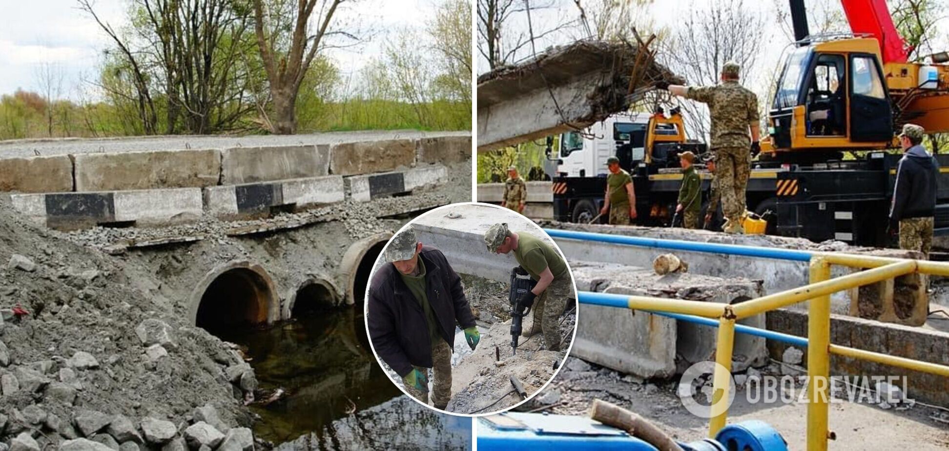 На Киевщине восстанавливают дорожную инфраструктуру