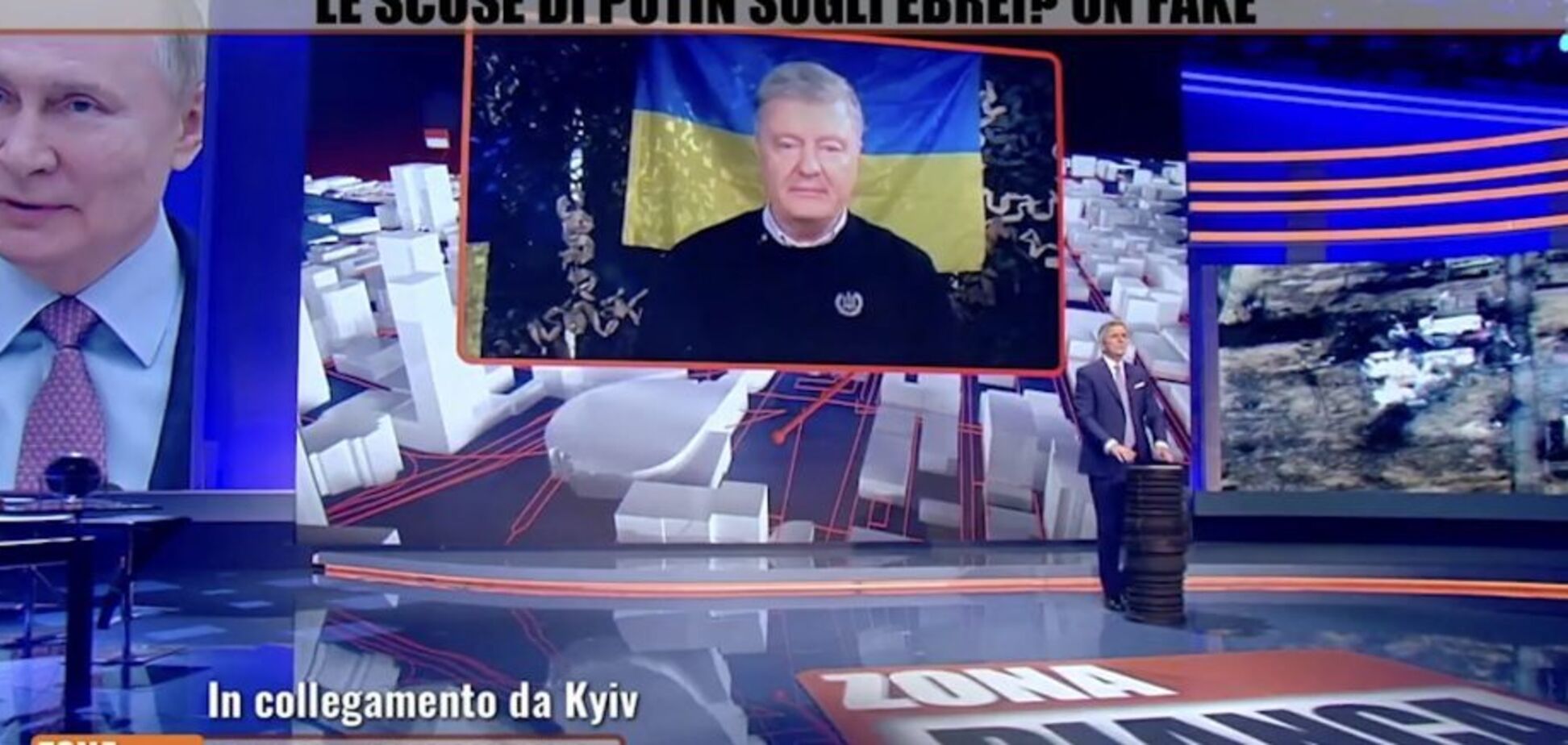 Порошенко пригласил в Бучу итальянцев, которые против поставки оружия Украине