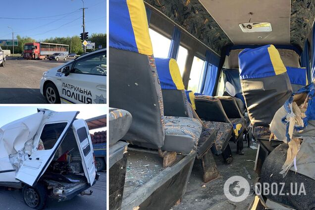 В Ривне произошло ДТП с участием четырех авто: много пострадавших. Фото