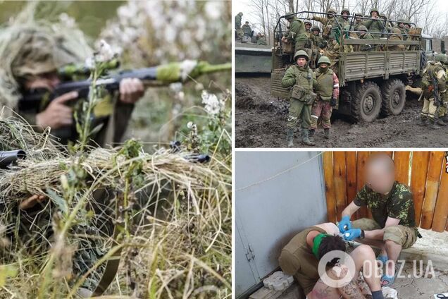 Беларусские добровольцы в Украине взяли в плен российского снайпера. Видео