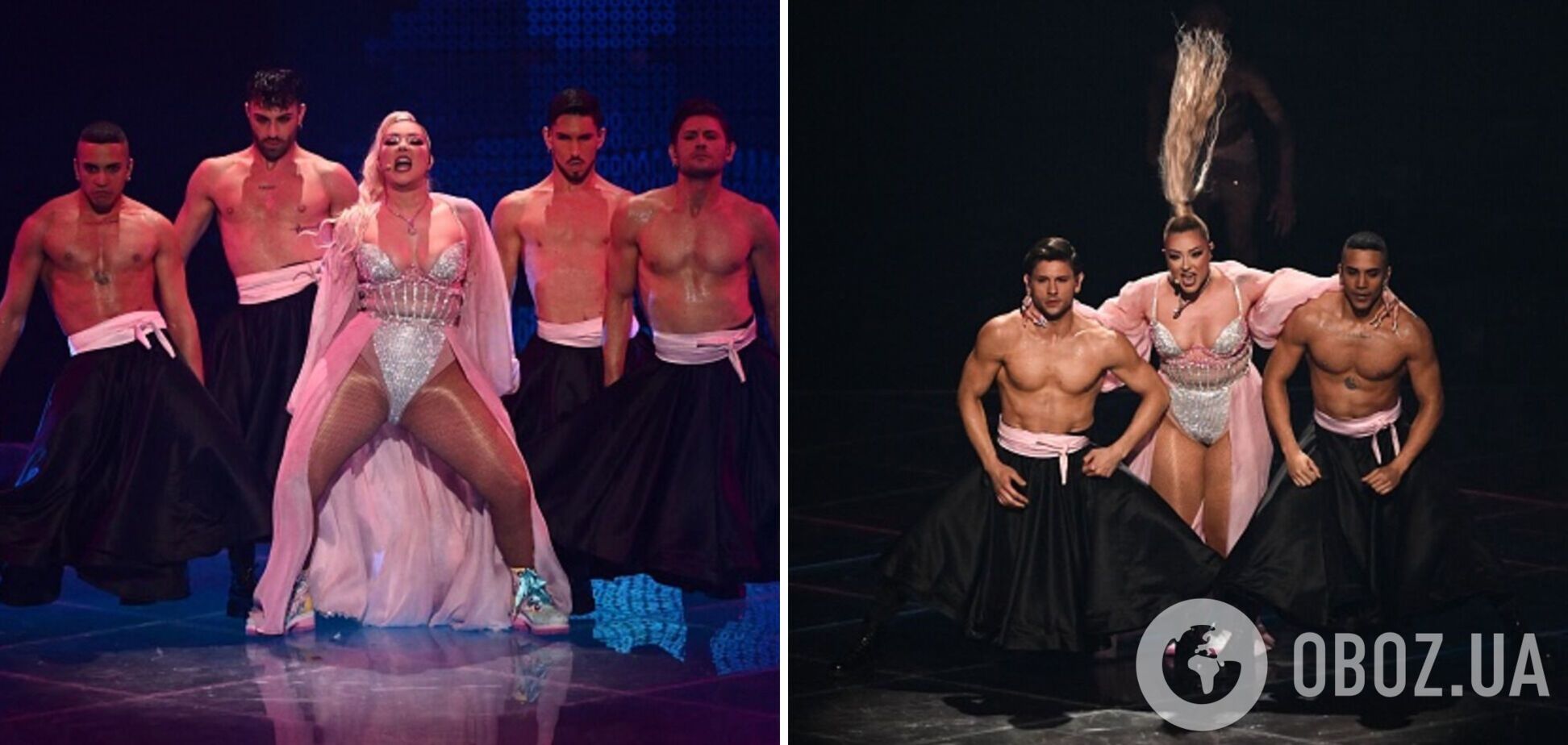 Участница из Албании устроила откровенное шоу на сцене Евровидения-2022. Видео