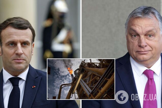 Макрон поговорив з Орбаном про нафтове ембарго