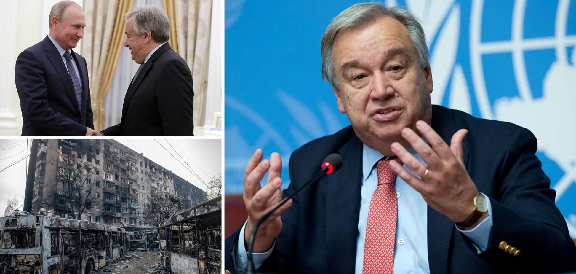 Генсек ООН назвав 'правильним' свій візит до Путіна