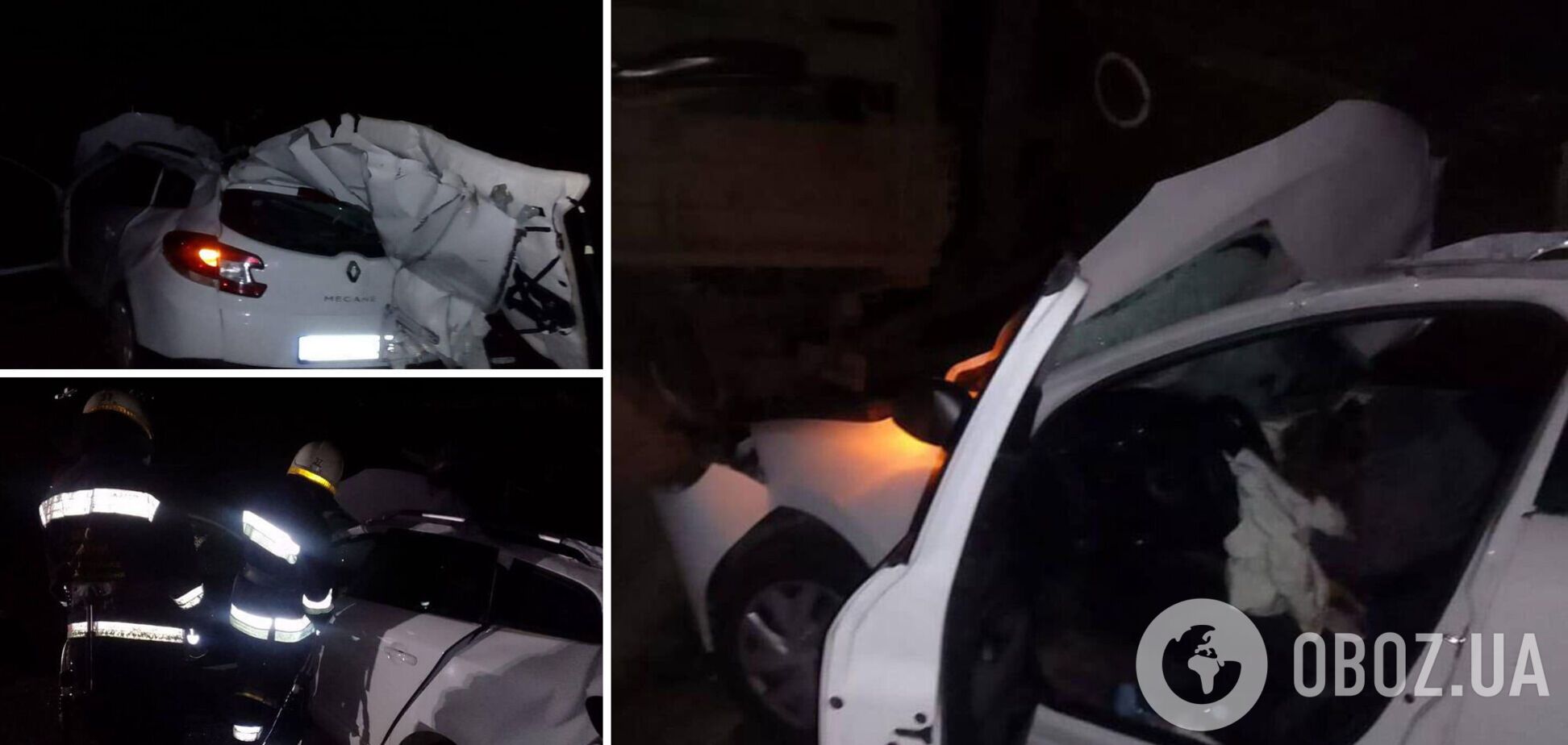 На Дніпропетровщині авто влетіло у вантажівку: троє людей загинули, троє – постраждали. Фото