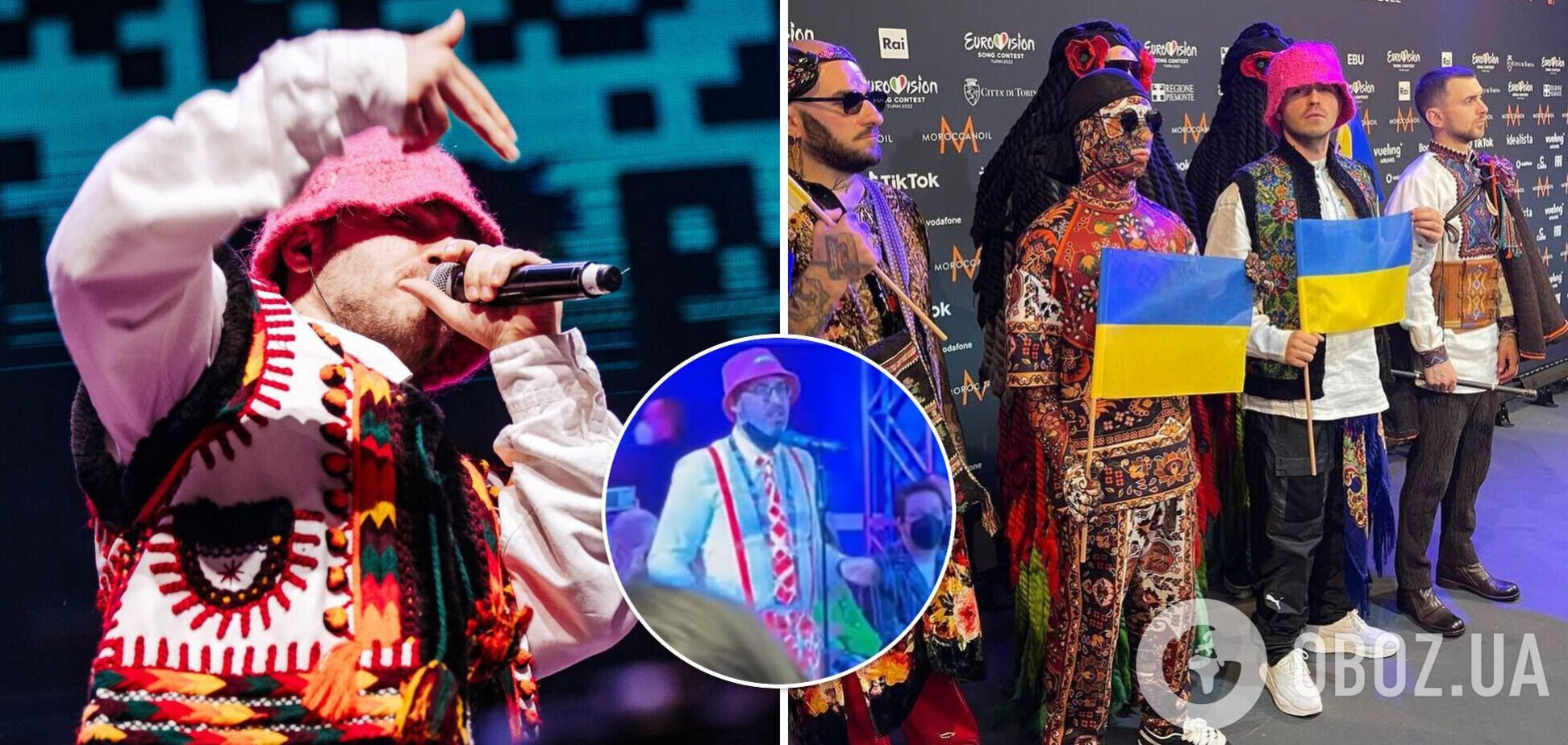 'Оце прікол!' Лідер Kalush Orchestra перервав інтерв'ю через журналіста в рожевій панамці