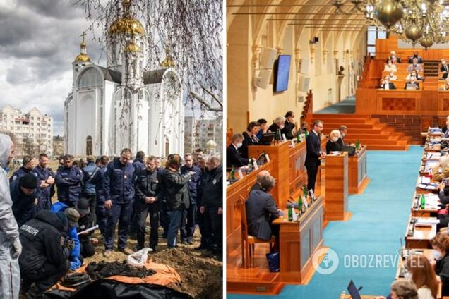 Сенат Чехії визнав дії армії РФ геноцидом українського народу