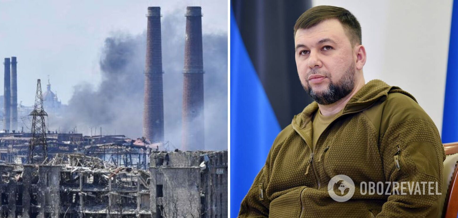 Ватажок 'ДНР' Пушилін заявив, що в окупантів 'розв'язано руки' для атак на 'Азовсталь'