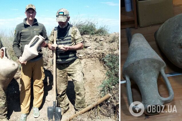 В Одессе тероборона нашла амфоры, датированные 4-5 веком до нашей эры. Фото