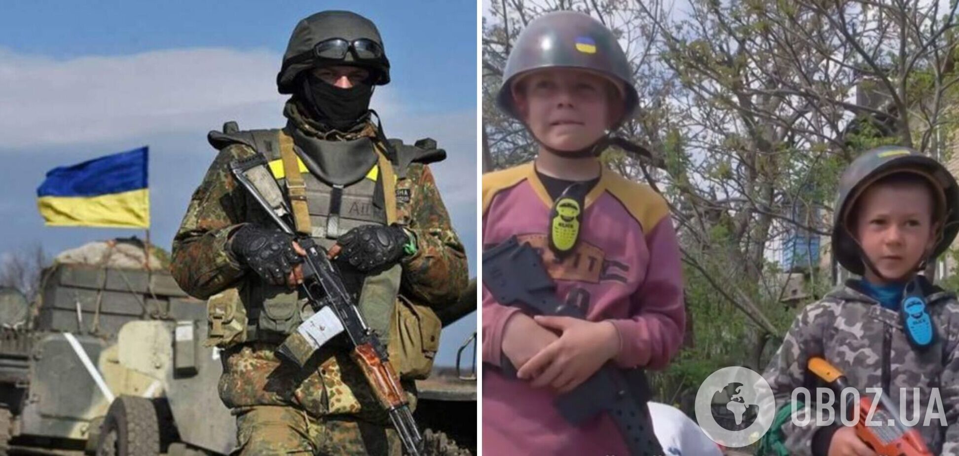 'Я не боюсь, чувствую, что мужик!' Дети устроили блокпост в Киевской области и рассказали о войне. Видео