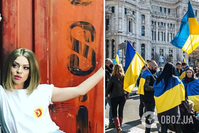 Звезда 'Дизель шоу' Яна Глущенко расплакалась на словах о единстве украинцев. Видео