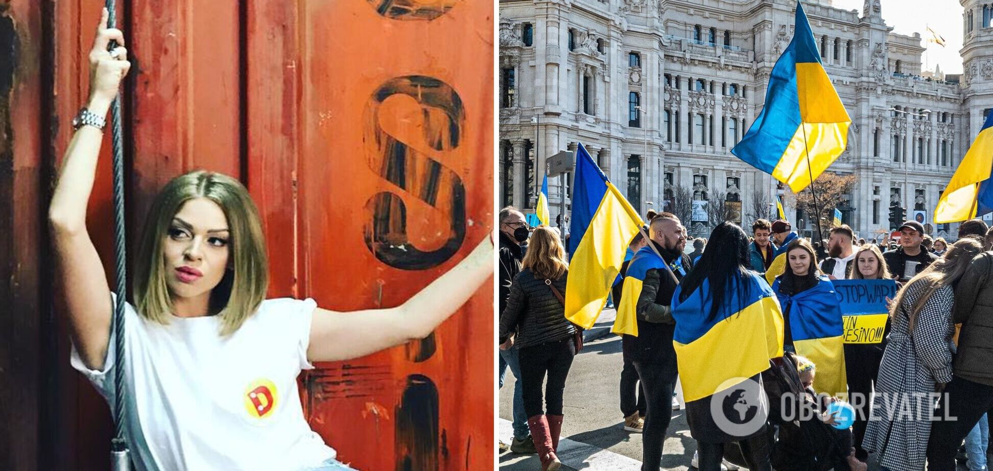 Звезда 'Дизель шоу' Яна Глущенко расплакалась на словах о единстве украинцев. Видео