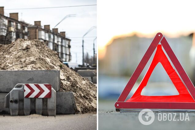Легковик на швидкості протаранив огорожу