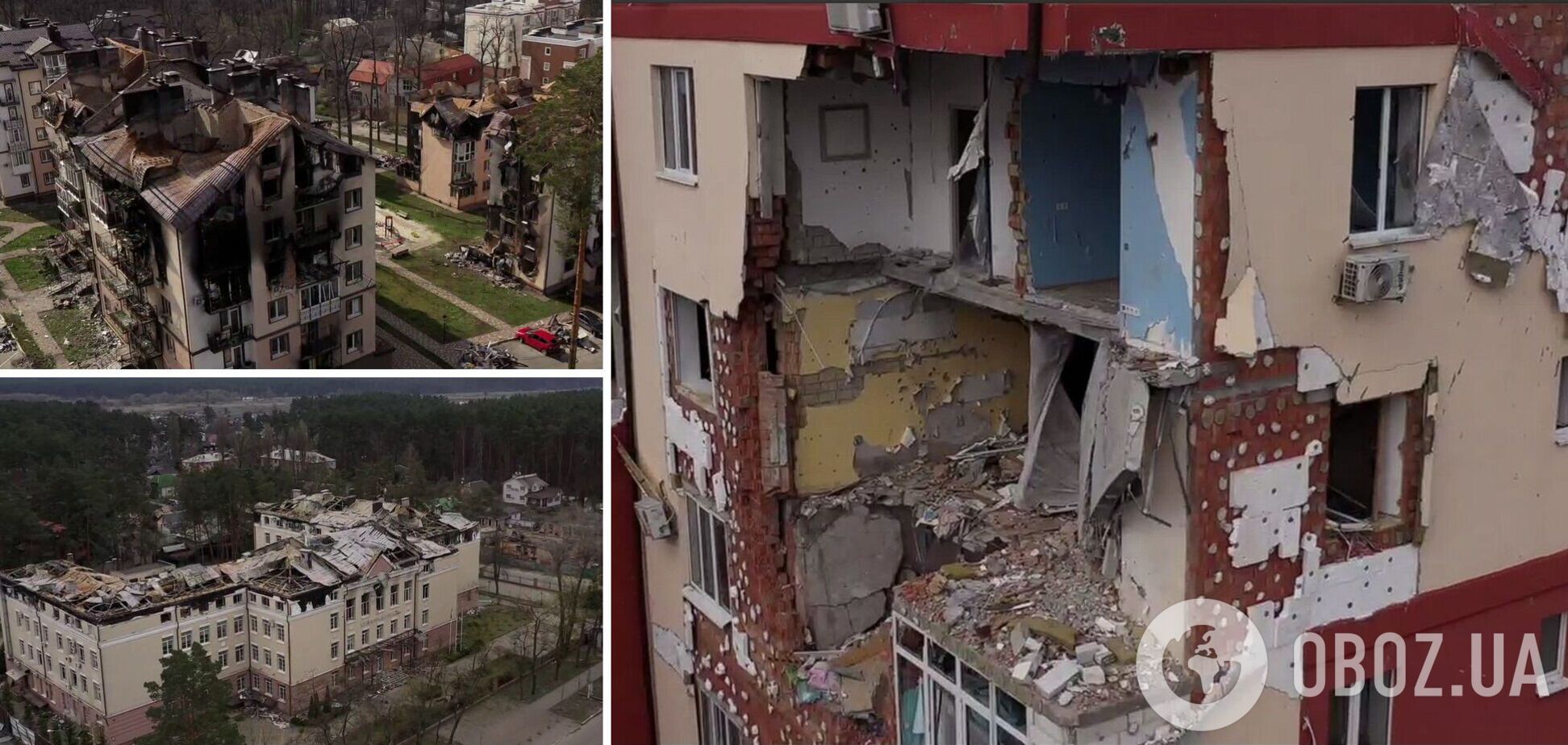 В городе было повреждено 70% зданий