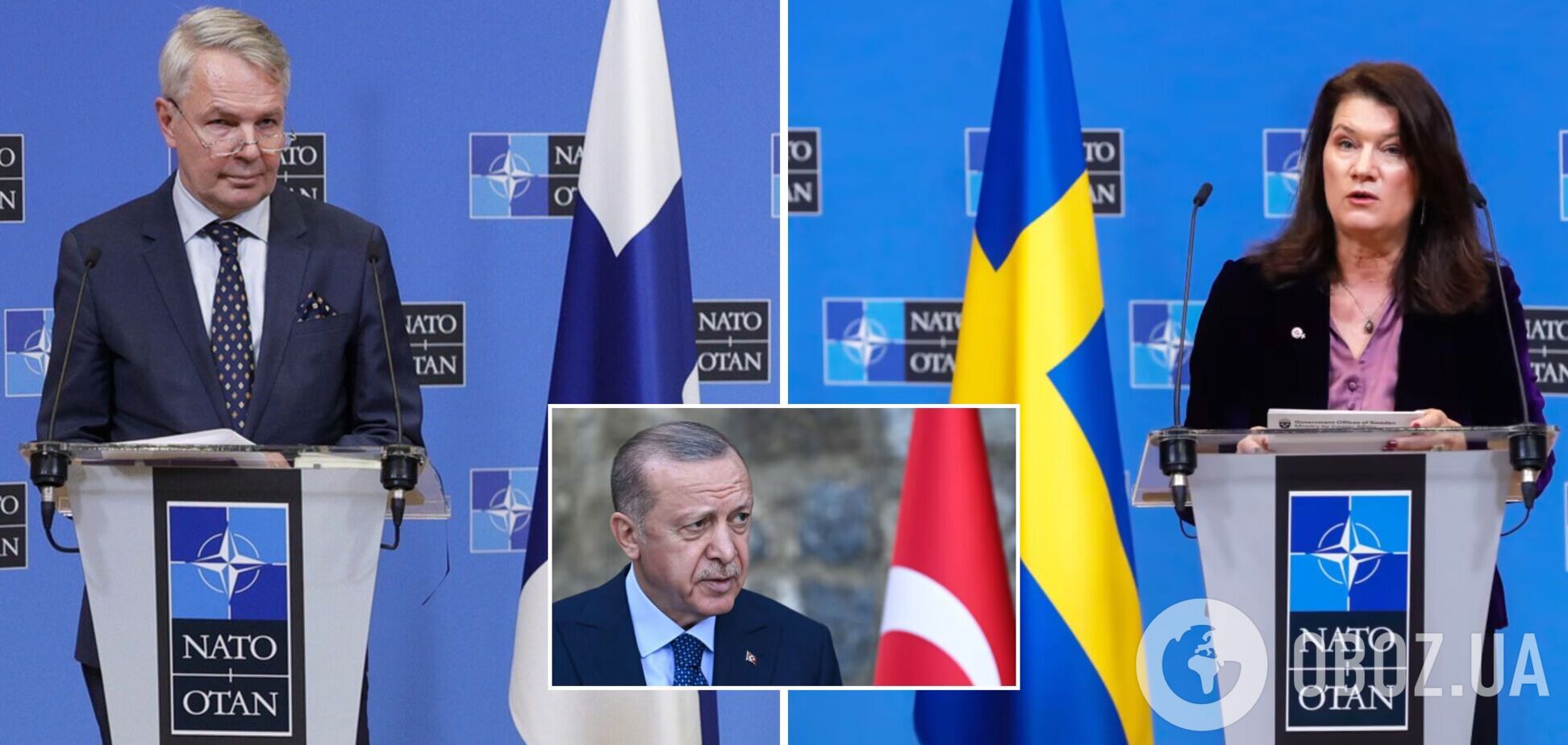 Эрдогану ответили на заявление против членства Швеции и Финляндии в НАТО