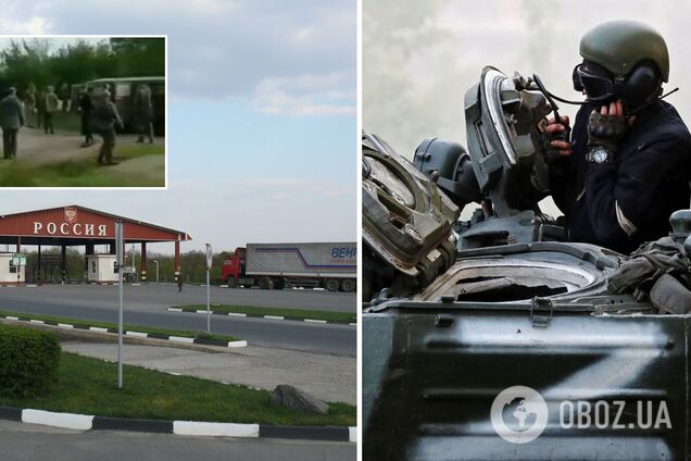 Окупанти з Донбасу намагалися втекти через кордон до РФ, але їх не пропустили. Відео